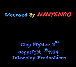 Clay Fighter 2 - Judgment Clay (USA) demo