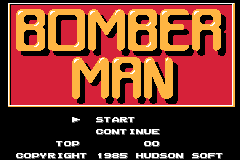 Famicom Mini 09 - Bomberman (Japan) (En) demo