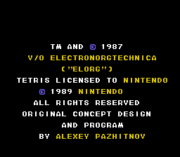 Tetris & Dr. Mario (USA) demo
