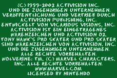 Tony Hawk's Pro Skater 3 (Germany) demo