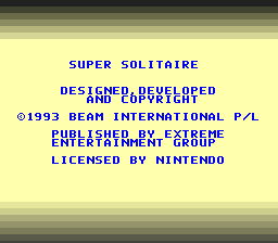 Super Solitaire (USA) (En,Fr,De,Es,It) demo