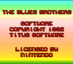 Blues Brothers, The (Europe) (Beta) demo