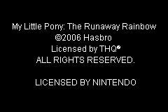 My Little Pony - Crystal Princess - The Runaway Rainbow (USA) demo