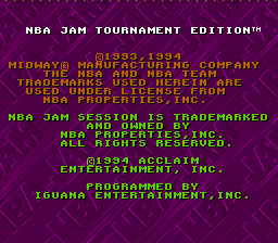 NBA Jam - Tournament Edition (Japan) (En) demo