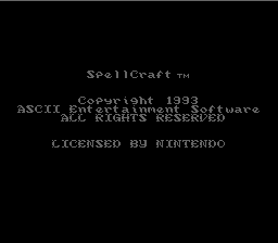 SpellCraft - Aspects of Valor (USA) (Proto) demo