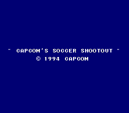 Capcom's Soccer Shootout (USA) (Beta) demo