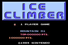 Famicom Mini 03 - Ice Climber (Japan) (En) demo