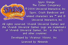 Spyro Orange - The Cortex Conspiracy (USA) demo