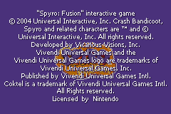 Spyro Fusion (Europe) (En,Fr,De,Es,It) demo
