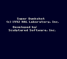Super Dunk Shot (Japan) (En) demo