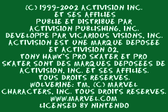 Tony Hawk's Pro Skater 3 (France) demo
