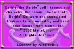 Secret Agent Barbie - Royal Jewels Mission (Europe) (En,Fr,De,Es,It) demo
