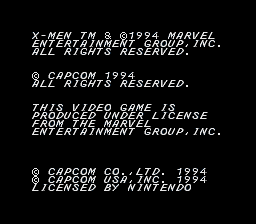 X-Men - Mutant Apocalypse (USA) demo