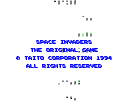 Space Invaders - The Original Game (Japan) demo