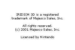 Iridion 3D (USA, Europe) demo