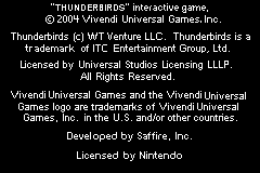 Thunderbirds (USA, Europe) demo