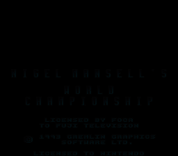 Nigel Mansell's World Championship Racing (Europe) demo