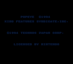 Popeye - Ijiwaru Majo Sea Hag no Maki (Japan) demo