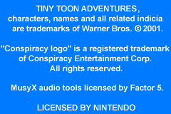 Tiny Toon Adventures - Wacky Stackers (Europe) (En,Fr,De,Es,It) demo