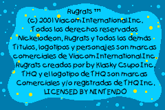 Rugrats - Travesuras en el Castillo (Spain) demo