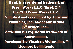 Shrek 2 - Beg for Mercy (Europe) (Fr,De,Es,It) demo