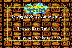 SpongeBob SquarePants - SuperSponge (USA, Europe) (Beta) (2001-06-06) (11-34) demo