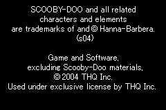 Scooby-Doo 2 - Monsters Unleashed (USA, Europe) demo