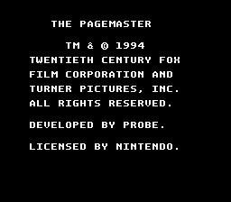 Pagemaster, The (USA) demo