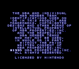 NBA Give 'n Go (Europe) demo