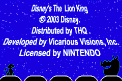 Lion King, The (Europe) (En,Fr,De,Es,It,Nl,Sv,Da) demo