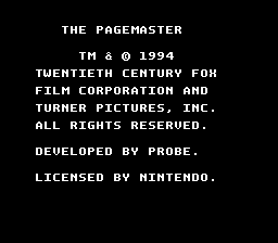 Pagemaster, The (Europe) demo