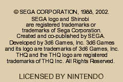 Revenge of Shinobi, The (Europe) (En,Fr,De,Es,It) demo