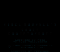 Nigel Mansell's World Championship Racing (Germany) (En) demo