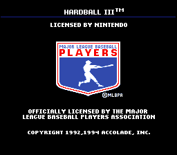 HardBall III (USA) demo