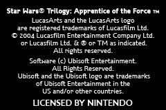 Star Wars Trilogy - Apprentice of the Force (Europe) (En,Fr,De,Es,It,Nl) demo