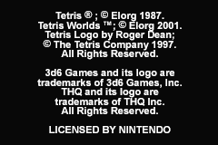 Tetris Worlds (Japan) demo