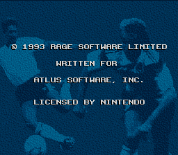 World Soccer 94 - Road to Glory (USA) demo