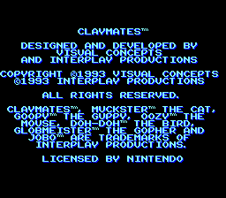 Claymates (Europe) demo
