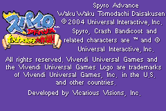 Spyro Advance - Wakuwaku Tomodachi Daisakusen! (Japan) demo