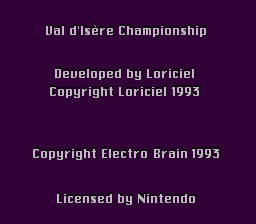 Val d'Isere Championship (Europe) (Beta) (1993-10-27) demo