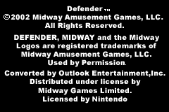 Defender - For All Mankind (Europe) (En,Fr,De,Es,It) demo