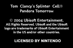 Tom Clancy's Splinter Cell - Pandora Tomorrow (USA) (En,Fr,Es) demo