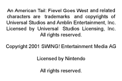 American Tail, An - Fievel's Gold Rush (Europe) (En,Fr,De,Es,It) demo